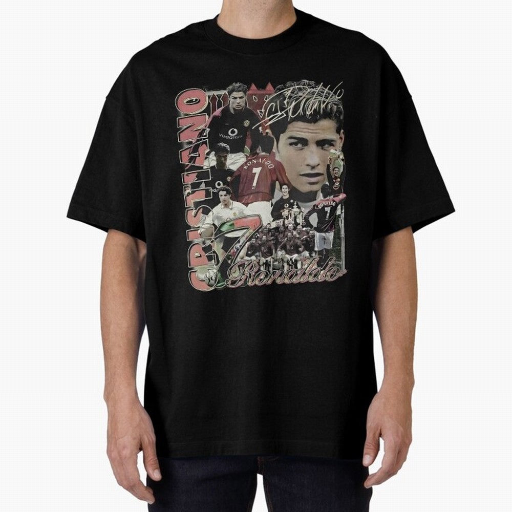 Limited Cristiano Ronaldo CR7 Vintage Oversized T-Shirt Turn Every Weekend Toward the FIFA World Cup 2026 USA Canada Mexico Journey through Neymar, Haaland and Cristiano Ronaldo Highlights, Brazil, Portugal and Argentina Pride, Goal Celebration