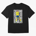 Cristiano Ronaldo Siuuuu Celebration Oversized T-Shirt Show Championship Spirit for FIFA World Cup 2026 Featuring Haaland and Mbappe, Spain and Netherlands Energy, Fan Favorite Moments, National Team Passion, Big Match Drama and Soccer History;