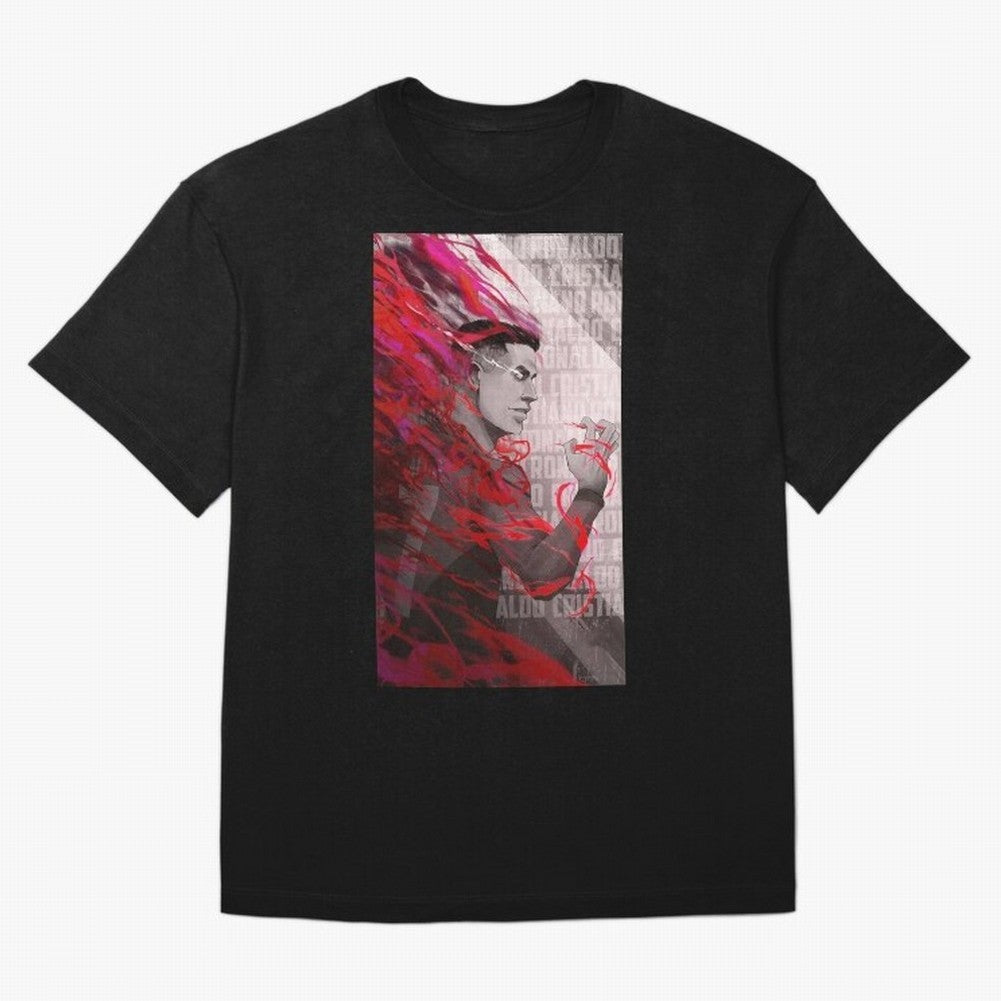 Cristiano Ronaldo x Blue Lock Oversized T-Shirt Celebrate Fan Favorites in Match Day Hype around FIFA World Cup 2026 USA Canada Mexico, Neymar, Haaland and Cristiano Ronaldo, Portugal, Spain and Germany, Worldwide Fan Energy, Dramatic Goals,