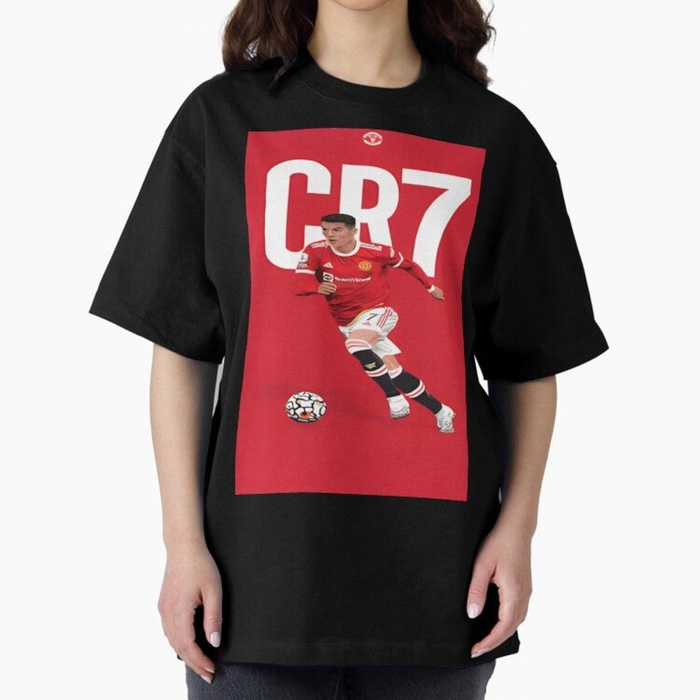 Cr7 Oversized T-Shirt Cheer for Match Day Hype around FIFA World Cup 2026, CR7, Argentina and Brazil, Supporter Pride, Iconic Celebrations, Legendary Names and Global Match Day Energy; Made for Collectors Who Enjoy Iconic Players, Country Pride,