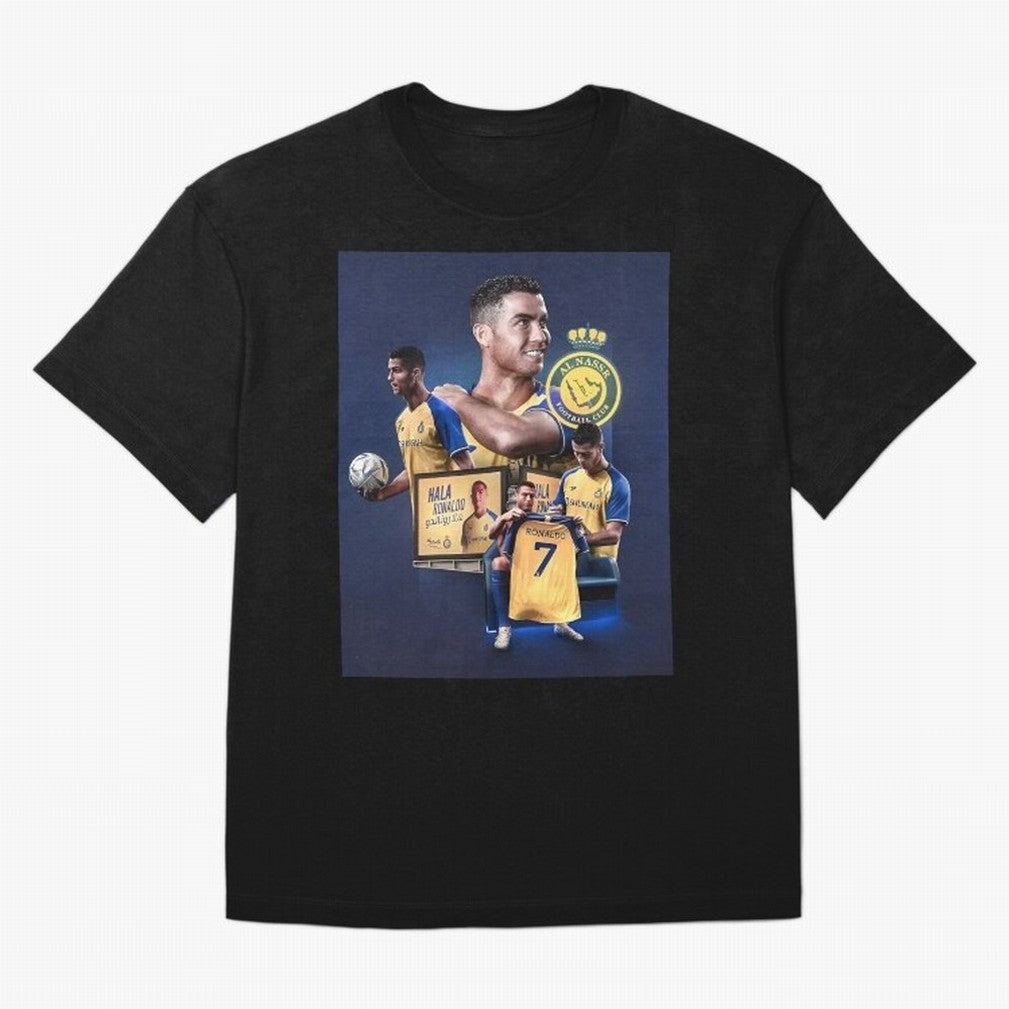 Art Cristiano Ronaldo Wallpaper Oversized T-Shirt Celebrate Football Heritage in the FIFA World Cup 2026 Journey through Neymar Highlights, Portugal Pride, Stadium Memories, Football Loyalty, International Chants and Championship Tradition; Made