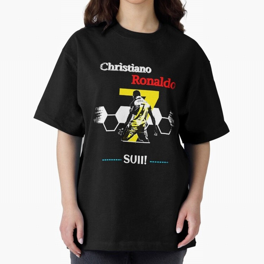 Cristiano Ronaldo Cr7 Oversized T-Shirt Keep the Legacy of Match Day Hype around FIFA World Cup 2026, Haaland and Mbappe, Spain, Football History, Final Match Energy, Crowd Noise and Once in a Lifetime Moments; Great for Supporters Who Love