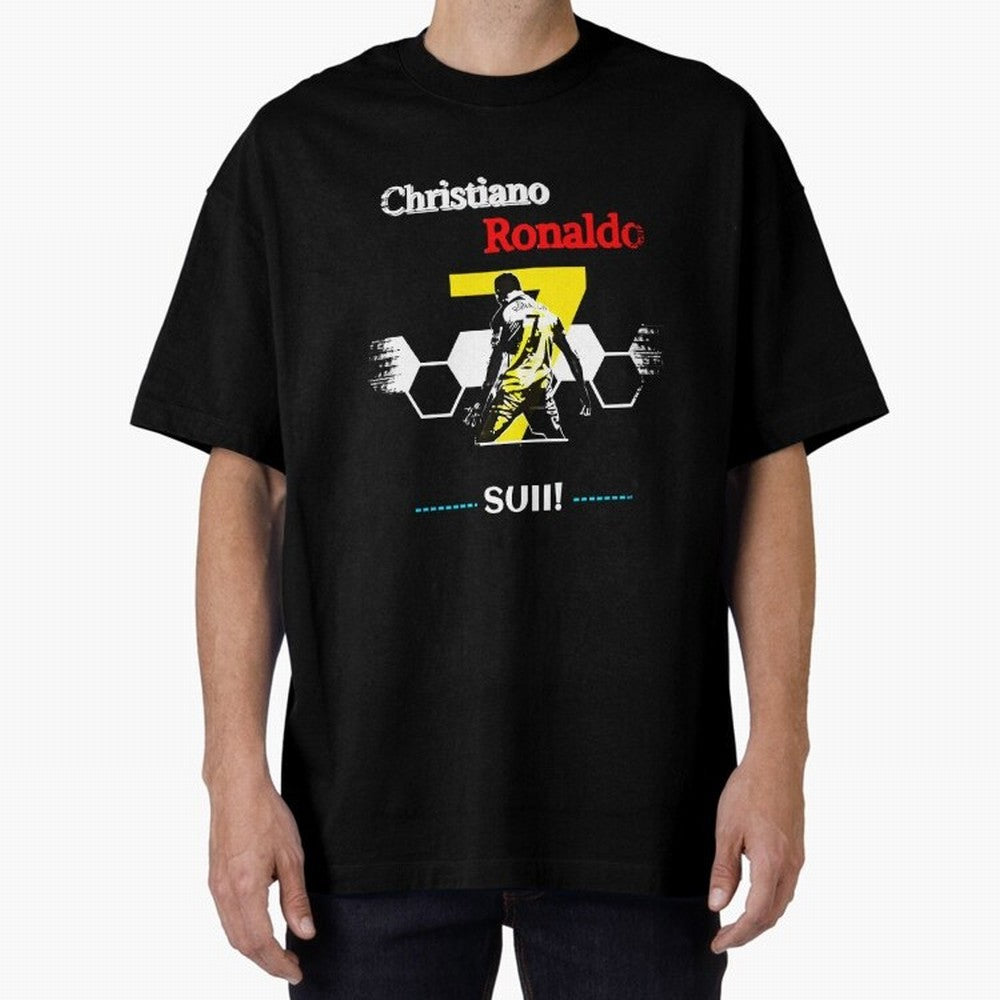 Cristiano Ronaldo Cr7 Oversized T-Shirt Keep the Legacy of Match Day Hype around FIFA World Cup 2026, Haaland and Mbappe, Spain, Football History, Final Match Energy, Crowd Noise and Once in a Lifetime Moments; Great for Supporters Who Love