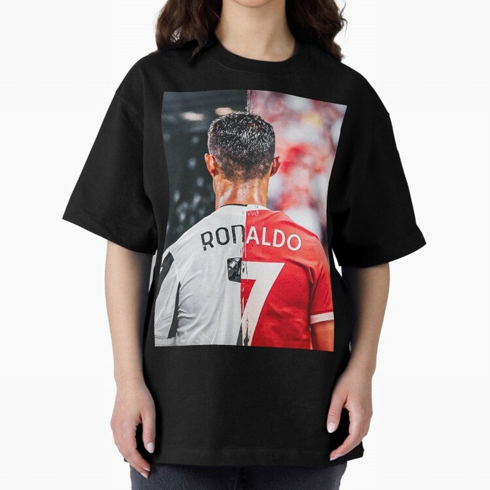 Cristiano Ronaldo , Manchester Star , Football Poster 2122 Star Oversized T-Shirt Celebrate FIFA World Cup 2026 USA Canada Mexico Built around Mbappe and Neymar, England and Germany Energy, Football Festival Excitement, Trophy Ambitions, Country