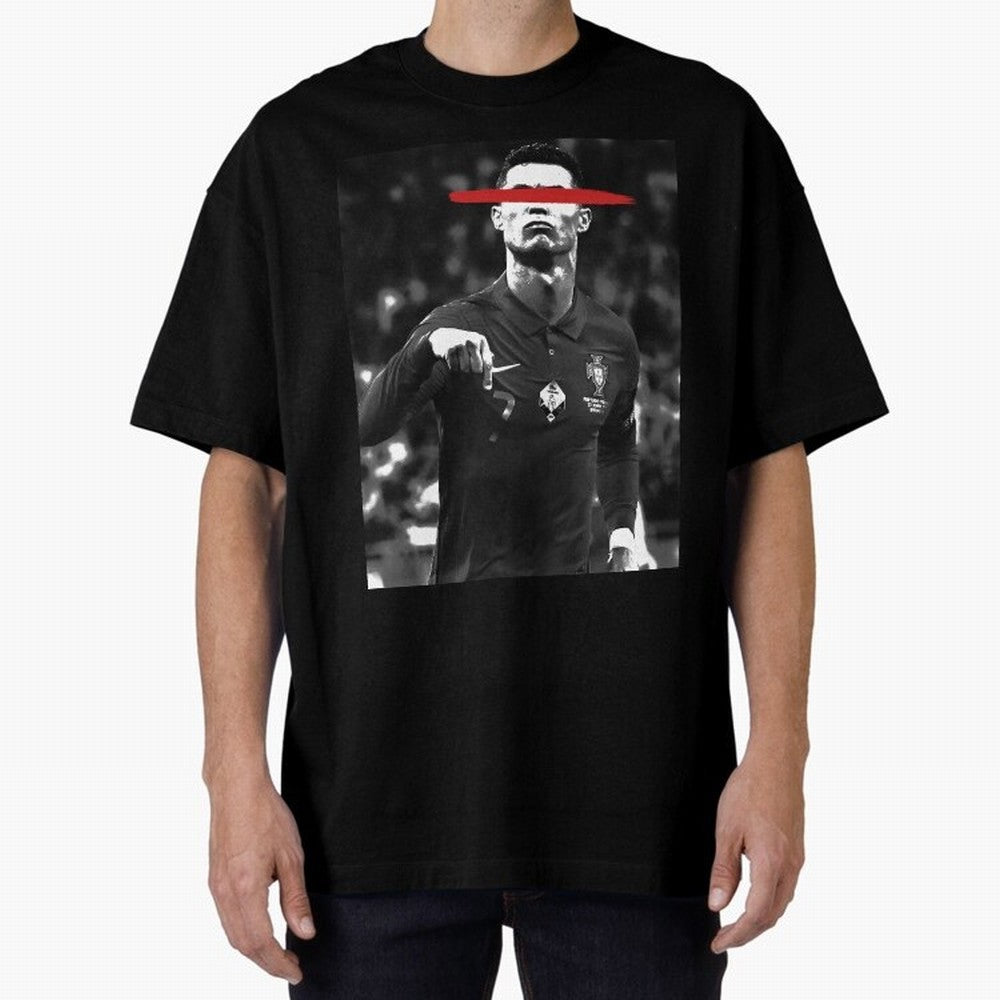 Cristiano in Rubrum Plaga Oversized T-Shirt Bring Champion Energy into Global Football Passion for FIFA World Cup 2026 Group Stage, Centered on CR7, Netherlands, Global Supporter Spirit, Legendary Goals, National Colors and Tournament Celebration;
