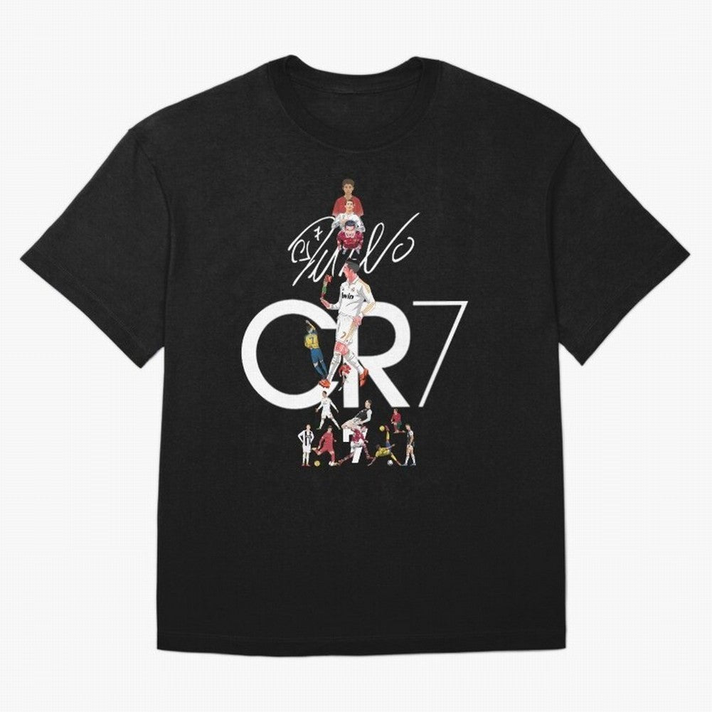 CR7 Oversized T-Shirt Bring Bold Fan Energy to Match Day Hype around FIFA World Cup 2026, Haaland, Portugal, Stadium Chants, National Pride, Trophy Dreams and Unforgettable Football Memories; Ideal for Fans Who Follow Messi, Cristiano Ronaldo, CR7,
