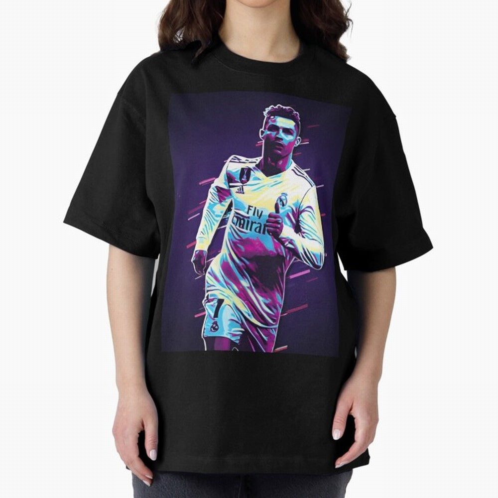 Cr7 Oversized T-Shirt Embrace FIFA World Cup 2026 Group Stage Spirit, with France and Portugal, CR7 and Messi, Supporter Pride, Iconic Celebrations, Legendary Names and Global Match Day Energy; Perfect for Supporters Who Want Bold Football Energy,