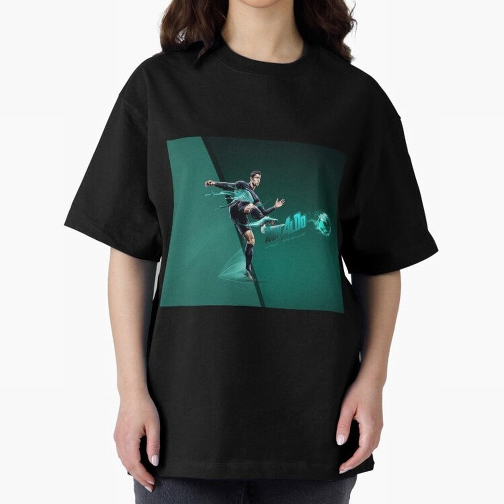 Cristiano Ronaldo #442 Oversized T-Shirt Make Game Day About Match Day Hype around FIFA World Cup 2026, Haaland and Mbappe, Argentina, Football History, Final Match Energy, Crowd Noise and Once in a Lifetime Moments; Made for Die Hard Supporters,