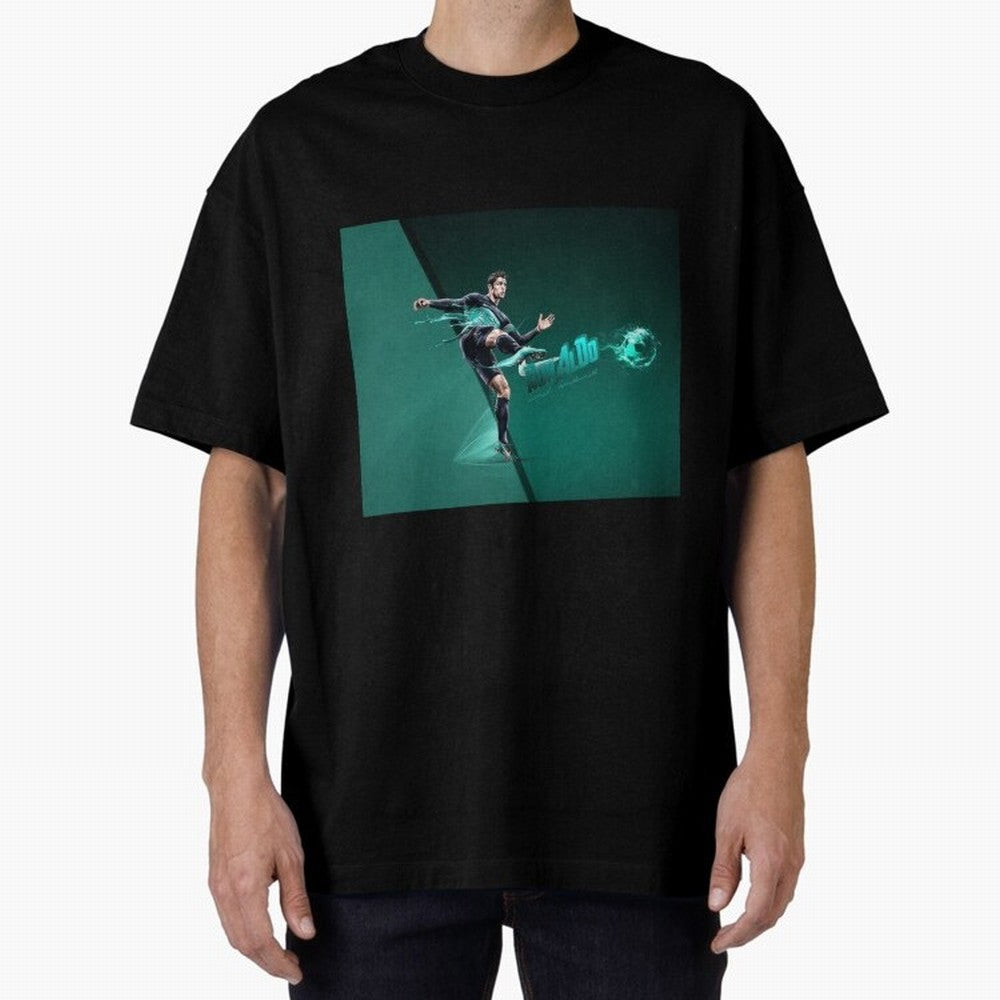 Cristiano Ronaldo #442 Oversized T-Shirt Make Game Day About Match Day Hype around FIFA World Cup 2026, Haaland and Mbappe, Argentina, Football History, Final Match Energy, Crowd Noise and Once in a Lifetime Moments; Made for Die Hard Supporters,