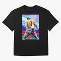 Cristiano Ronaldo Celebration Wpap Pop Art Oversized T-Shirt Represent Football Lovers during Match Day Hype around FIFA World Cup 2026 Group Stage, Neymar, Haaland and Cristiano Ronaldo, Netherlands, Football Festival Excitement, Trophy Ambitions,