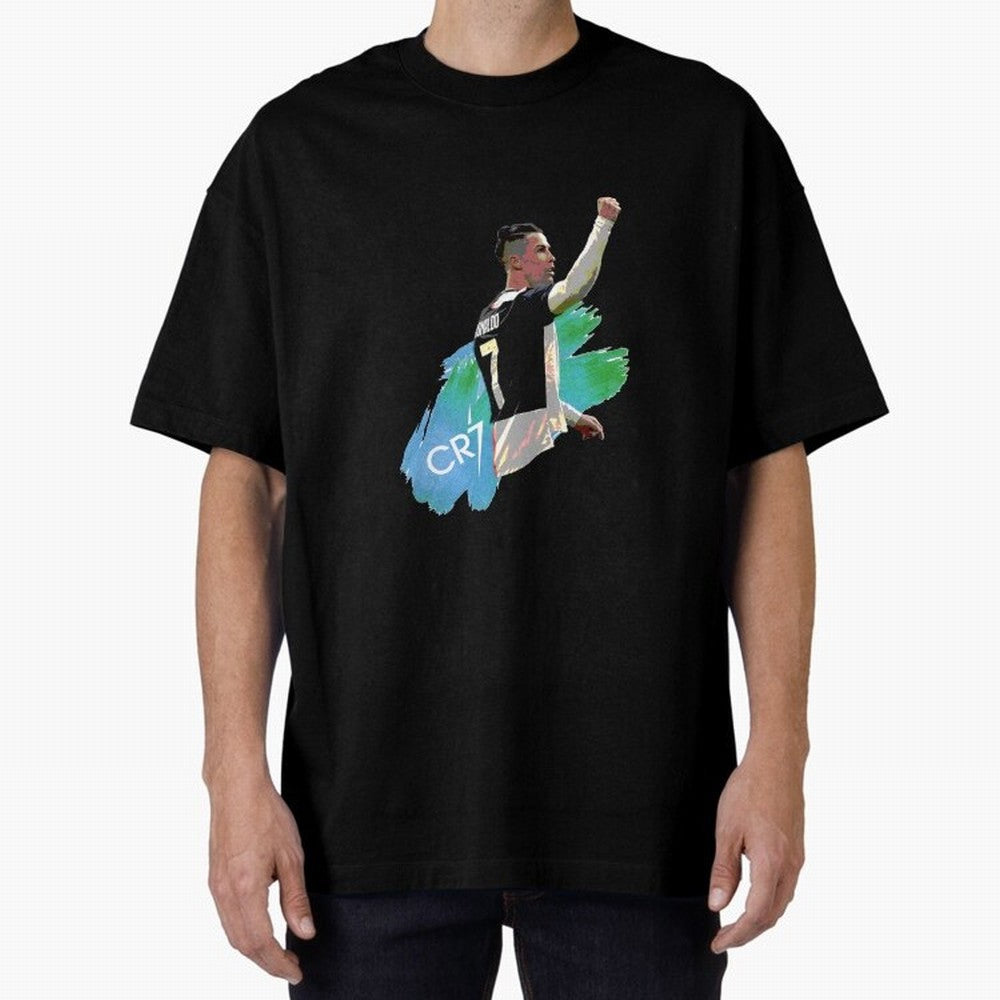 Cristiano Ronaldo Oversized T-Shirt Keep the Legacy of FIFA World Cup 2026 Spirit, Celebrating Brazil, Neymar, Stadium Memories, Football Loyalty, International Chants and Championship Tradition; Perfect for Supporters Who Want Bold Football