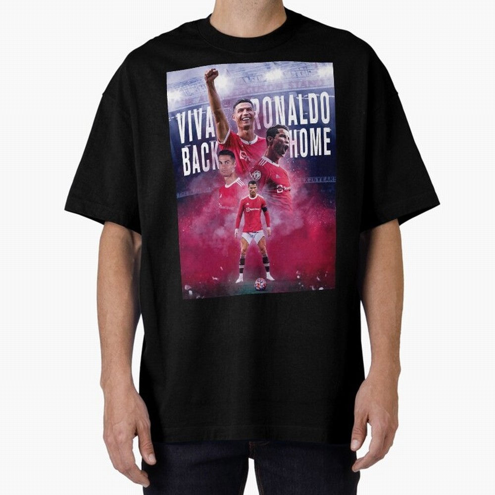 Cristiano Ronaldo Cr7 The Legend Of Manchester United , Ronaldo Gifts, Ronaldo Best Selling , Ronald Oversized T-Shirt Bring Supporter Culture to Match Day Hype around FIFA World Cup 2026, Haaland and Mbappe, Argentina, Classic Soccer Heritage,