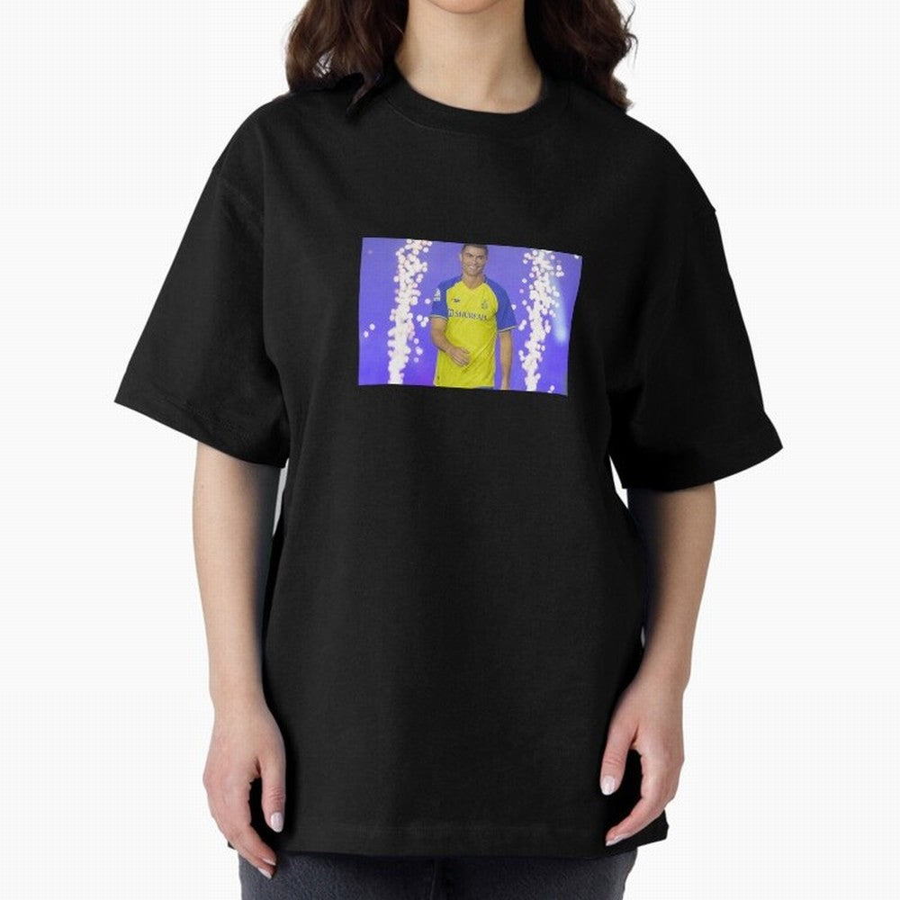 CRISTIANO RONALDO AL NASSR Oversized T-Shirt Celebrate Football Heritage in the FIFA World Cup 2026 Journey through Mbappe and Neymar Highlights, Argentina Pride, Goal Celebration Energy, Supporter Heritage, Football Icons and Worldwide Tournament