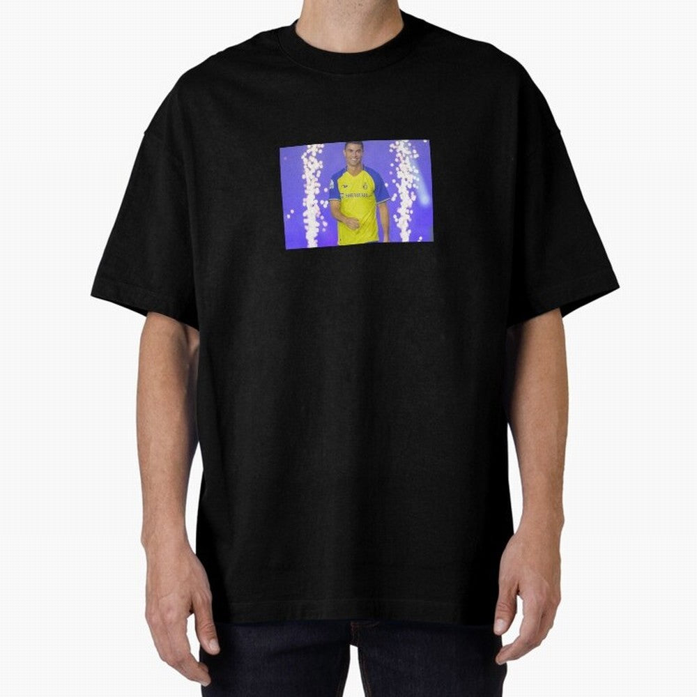 CRISTIANO RONALDO AL NASSR Oversized T-Shirt Celebrate Football Heritage in the FIFA World Cup 2026 Journey through Mbappe and Neymar Highlights, Argentina Pride, Goal Celebration Energy, Supporter Heritage, Football Icons and Worldwide Tournament