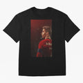 Art Ronaldo Wallpaper Oversized T-Shirt Cheer for Global Football Passion for FIFA World Cup 2026, Connected to Mbappe and Neymar, Brazil, Portugal and Argentina, Vintage Soccer Flavor, Modern Football Stars, National Flags and Final Night Emotion;