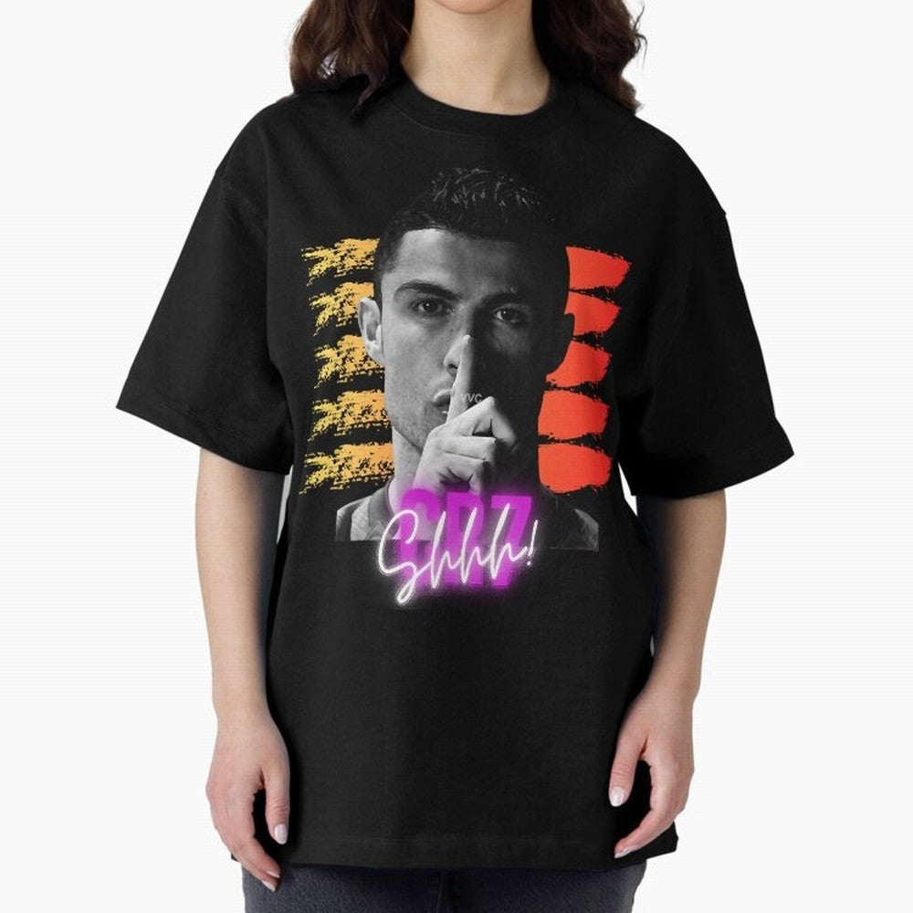 Cristiano Ronaldo cr7 portugal Oversized T-Shirt Fuel the Hype around FIFA World Cup 2026 USA Canada Mexico Connected to CR7 and Messi, Germany Energy, Worldwide Fan Energy, Dramatic Goals, Stadium Lights and Championship Celebrations; Perfect for