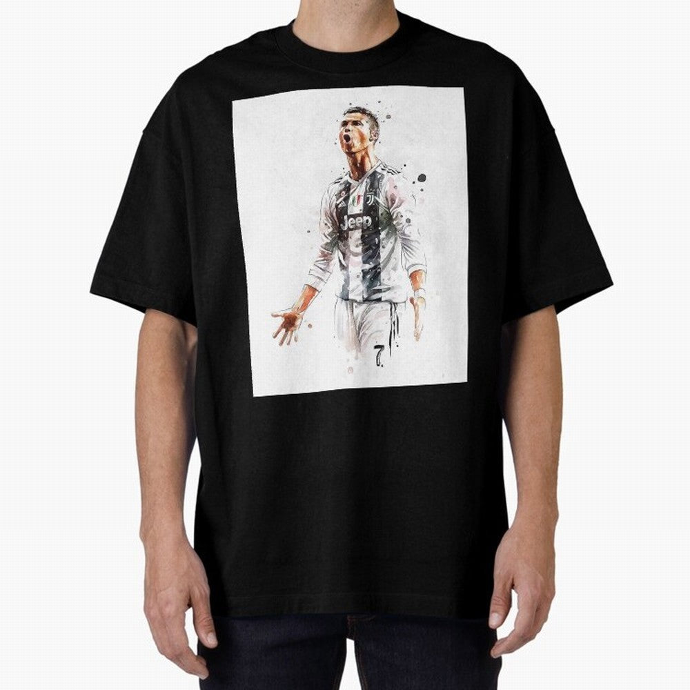 Cristiano Ronaldo Oversized T-Shirt Experience the Global Stage of Global Football Passion for FIFA World Cup 2026 Group Stage, with Cristiano Ronaldo, Netherlands, Soccer Culture, Superstar Moments, National Team Dreams and Competitive Fire;