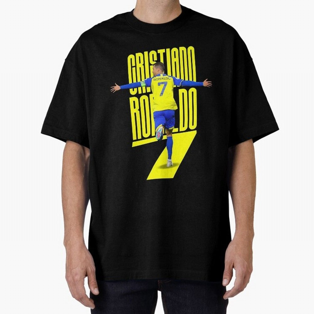 cristiano ronaldo 7 Oversized T-Shirt Wear the Spirit of Global Football Passion for FIFA World Cup 2026 Group Stage, Highlighting Messi, Neymar and Mbappe, England, France and Netherlands, Fan Favorite Moments, National Team Passion, Big Match