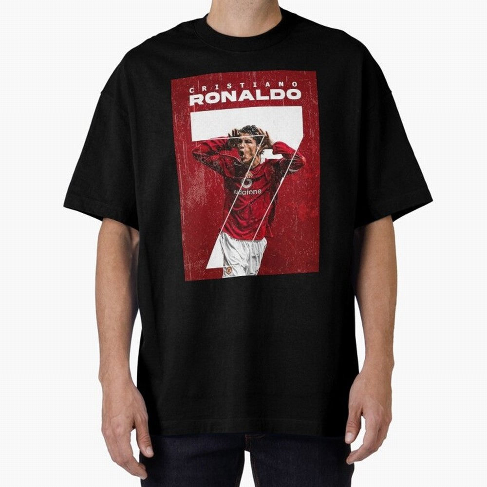 Cristiano Ronaldo Oversized T-Shirt Bring Champion Energy into Global Football Passion for FIFA World Cup 2026 Group Stage, Centered on CR7, Netherlands, Global Supporter Spirit, Legendary Goals, National Colors and Tournament Celebration; Perfect