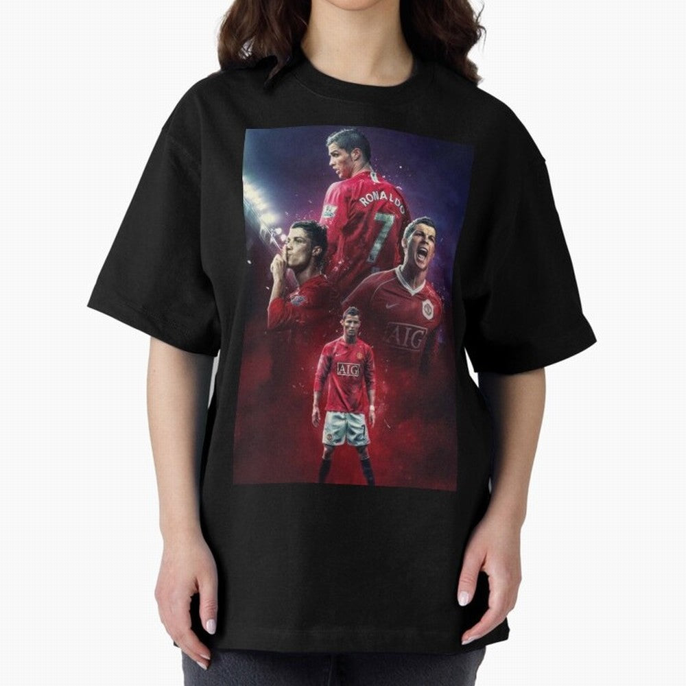 CR7 Art Wallpaper Ronaldo Posters Oversized T-Shirt Feel International Energy from the FIFA World Cup 2026 Journey through Mbappe and Neymar Highlights, Netherlands Pride, Football Festival Excitement, Trophy Ambitions, Country Rivalries and Star