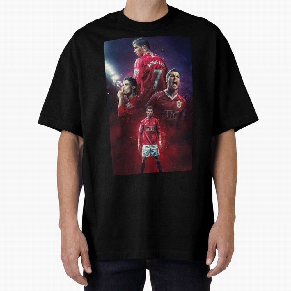 CR7 Art Wallpaper Ronaldo Posters Oversized T-Shirt Feel International Energy from the FIFA World Cup 2026 Journey through Mbappe and Neymar Highlights, Netherlands Pride, Football Festival Excitement, Trophy Ambitions, Country Rivalries and Star