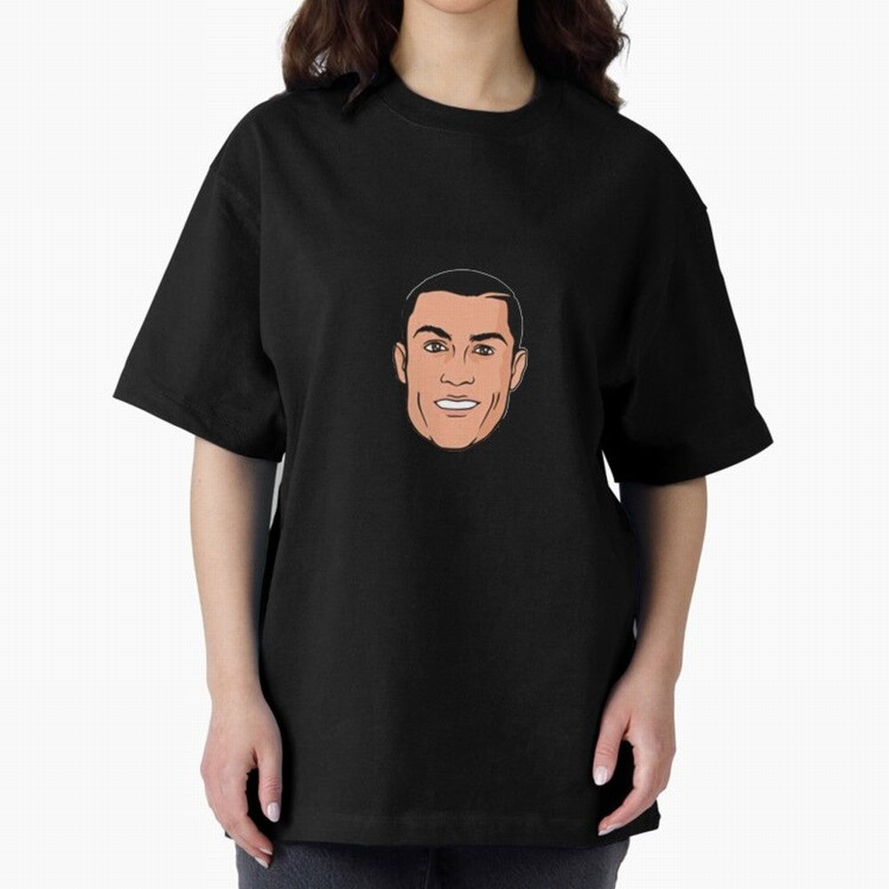 CR7 , Cristiano Ronaldo fan-art Oversized T-Shirt Honor Football Greatness during Match Day Hype around FIFA World Cup 2026 Group Stage, Cristiano Ronaldo, Haaland and CR7, Portugal, Spain and Germany, Champion Mindset, Group Stage Buzz, Knockout