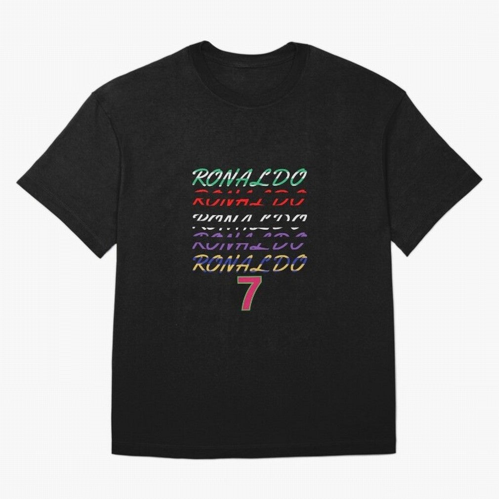 WITH CR7 RONALDO - ALL CAREER Oversized T-Shirt Stand with FIFA World Cup 2026 Group Stage for Fans of Messi and Cristiano Ronaldo and France, Bringing Champion Mindset, Group Stage Buzz, Knockout Tension and Passionate Fan Culture; Perfect for