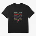 WITH CR7 RONALDO - ALL CAREER Oversized T-Shirt Stand with FIFA World Cup 2026 Group Stage for Fans of Messi and Cristiano Ronaldo and France, Bringing Champion Mindset, Group Stage Buzz, Knockout Tension and Passionate Fan Culture; Perfect for