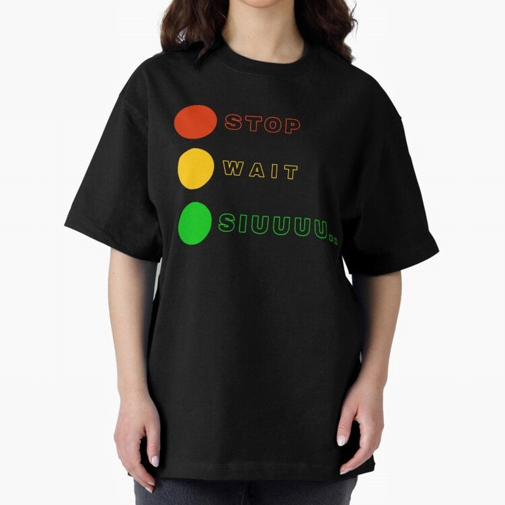 Stop wait siuuu Cristiano ronaldo suiii Oversized T-Shirt Support Iconic Players in the FIFA World Cup 2026 Group Stage Journey through Cristiano Ronaldo, Haaland and CR7 Highlights, Argentina Pride, Football Passion, Legendary Performances,