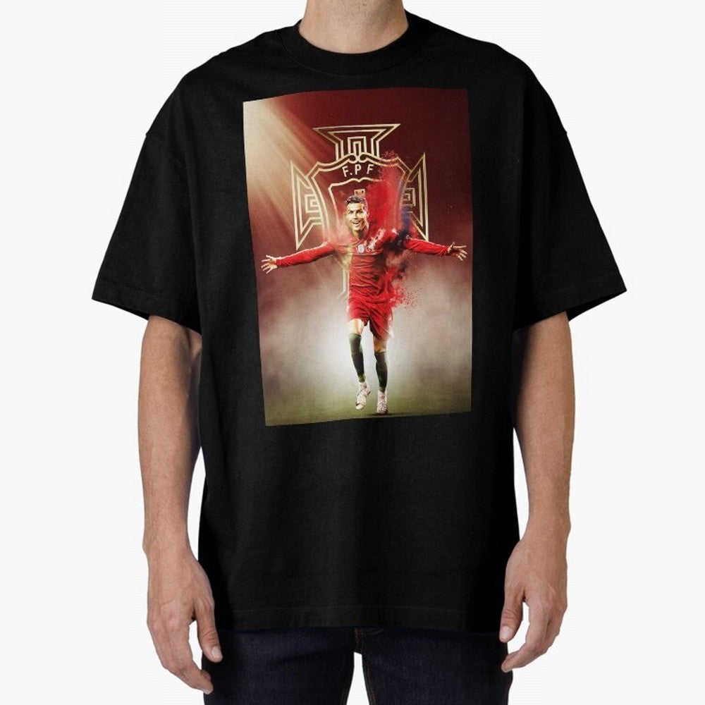 Cristiano Ronaldo Cr7 legend of his country , Ronaldo Gifts, Ronaldo Best Selling Oversized T-Shirt Bring Trophy Dreams to FIFA World Cup 2026 Group Stage Spirit, Inspired by Portugal, Haaland, Football Passion, Legendary Performances, Festival
