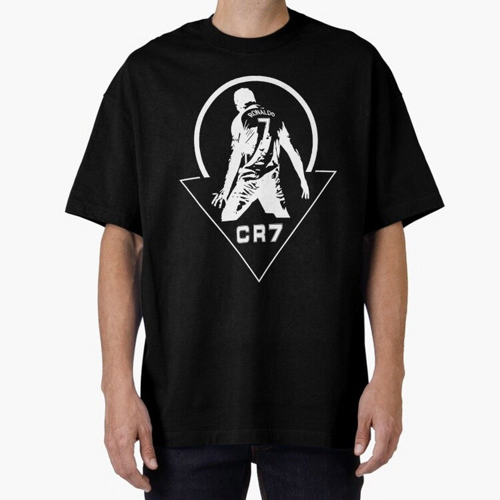 C R 7 Oversized T-Shirt Show Your Tournament Heart for Match Day Hype around FIFA World Cup 2026 Group Stage, Cristiano Ronaldo, Portugal, Football History, Final Match Energy, Crowd Noise and Once in a Lifetime Moments; Created for Match Day