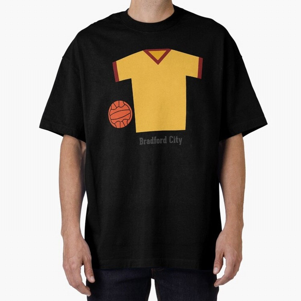 Bradford City Oversized T-Shirt Celebrate Classic Football Spirit in Global Football Passion for FIFA World Cup 2026 Group Stage, Capturing Messi, CR7 and Mbappe, England, Football History, Final Match Energy, Crowd Noise and Once in a Lifetime