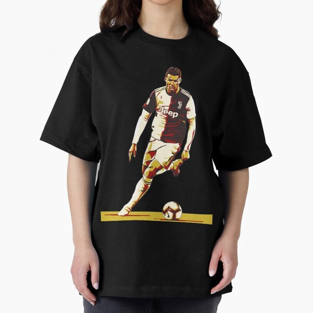 Cristiano Ronaldo Ronaldo Oversized T-Shirt Remember Global Football Passion for FIFA World Cup 2026, Built around CR7 and Messi, England and Germany, Worldwide Fan Energy, Dramatic Goals, Stadium Lights and Championship Celebrations; Perfect for
