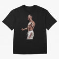 Cristiano Ronaldo - Celebration - CR7 - Black Oversized T-Shirt Bring Legendary Rivalry Energy to FIFA World Cup 2026 for Fans of CR7 and Netherlands, Bringing Football Passion, Legendary Performances, Festival Vibes and Supporter Community; Ideal