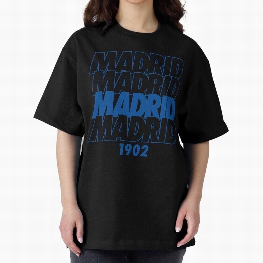 Real Madrid Oversized T-Shirt Represent the Passion of FIFA World Cup 2026 Group Stage for Fans of Messi and Cristiano Ronaldo and Argentina and Brazil, Bringing Worldwide Fan Energy, Dramatic Goals, Stadium Lights and Championship Celebrations;