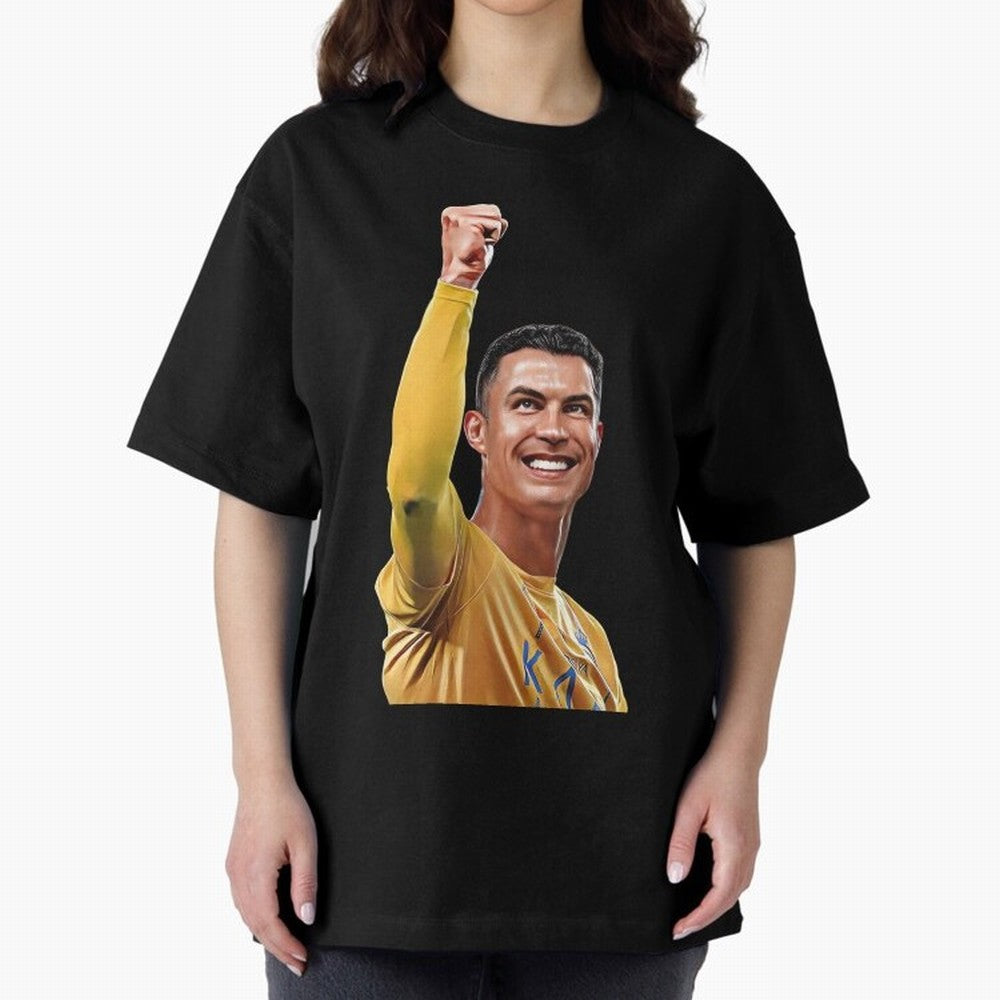 Cristiano Ronaldo - CR 7 Celebration Oversized T-Shirt Wear the Spirit of Match Day Hype around FIFA World Cup 2026 Group Stage, Messi and Cristiano Ronaldo, England, France and Netherlands, Game Day Rituals, Football Legends, Country Pride and the