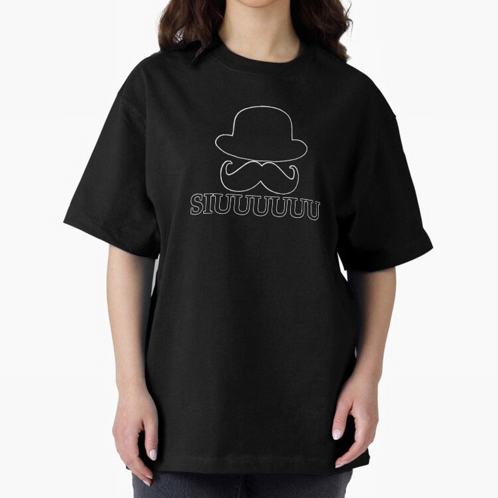 Siuuu Cristiano ronaldo Oversized T-Shirt Honor Football Greatness during Global Football Passion for FIFA World Cup 2026 Group Stage, Highlighting Neymar, Portugal, Spain and Germany, Football Festival Excitement, Trophy Ambitions, Country