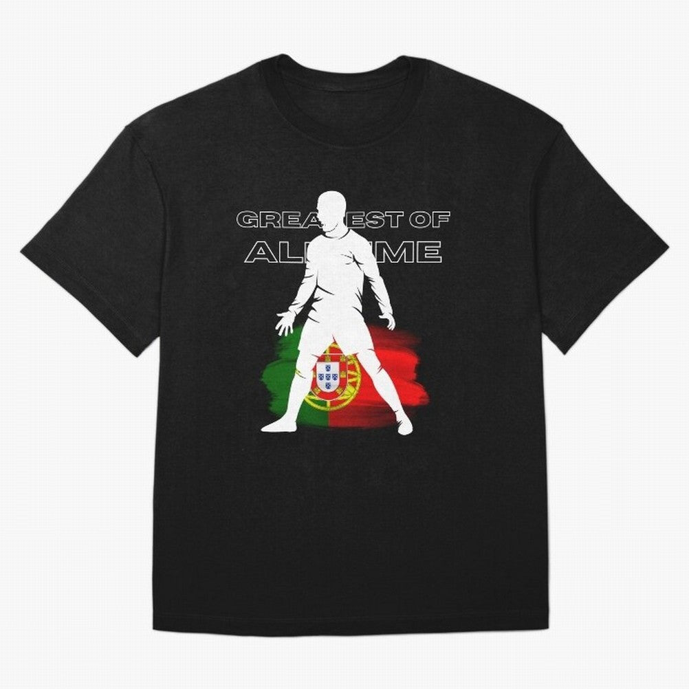 Cristiano Ronaldo Portugal Greatest Of All Time Oversized T-Shirt Experience FIFA World Cup 2026 Group Stage Inspired by Cristiano Ronaldo, Argentina and Brazil Energy, Vintage Soccer Flavor, Modern Football Stars, National Flags and Final Night