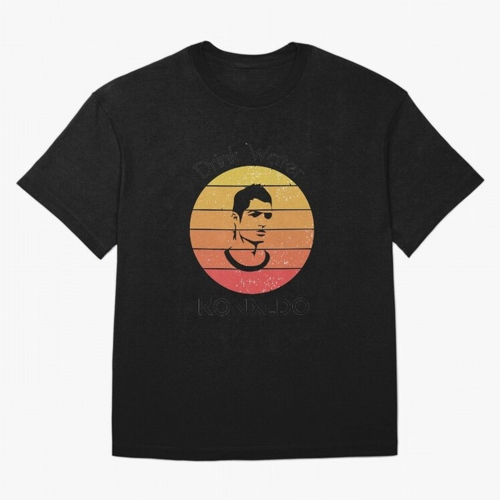 drink water ronaldo Oversized T-Shirt Carry the Dream of Global Football Passion for FIFA World Cup 2026, Centered on Messi, Neymar and Mbappe, Argentina and Brazil, Fan Favorite Moments, National Team Passion, Big Match Drama and Soccer History;