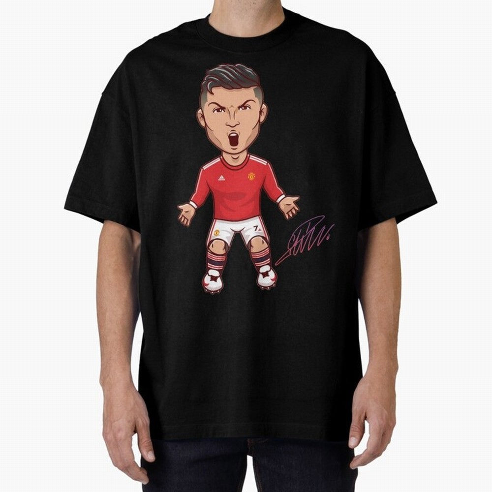 Cristiano Ronaldo CR7 Signature Oversized T-Shirt Bring International Match Energy to FIFA World Cup 2026 for Fans of Messi, CR7 and Mbappe and Spain, Bringing Stadium Memories, Football Loyalty, International Chants and Championship Tradition;