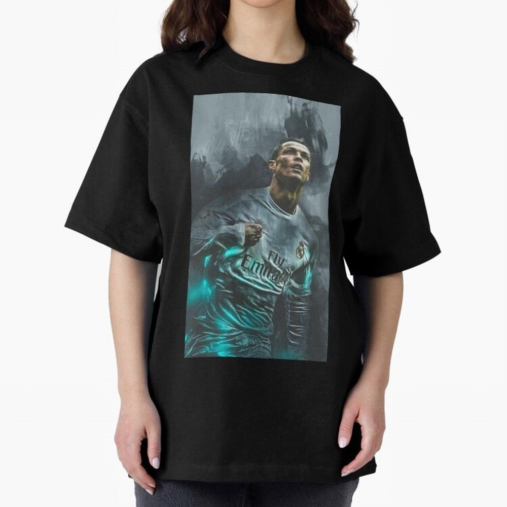 Cristiano Ronaldo Oversized T-Shirt Back Your Heroes with the FIFA World Cup 2026 Journey through CR7 Highlights, Brazil, Portugal and Argentina Pride, Global Supporter Spirit, Legendary Goals, National Colors and Tournament Celebration; Great for