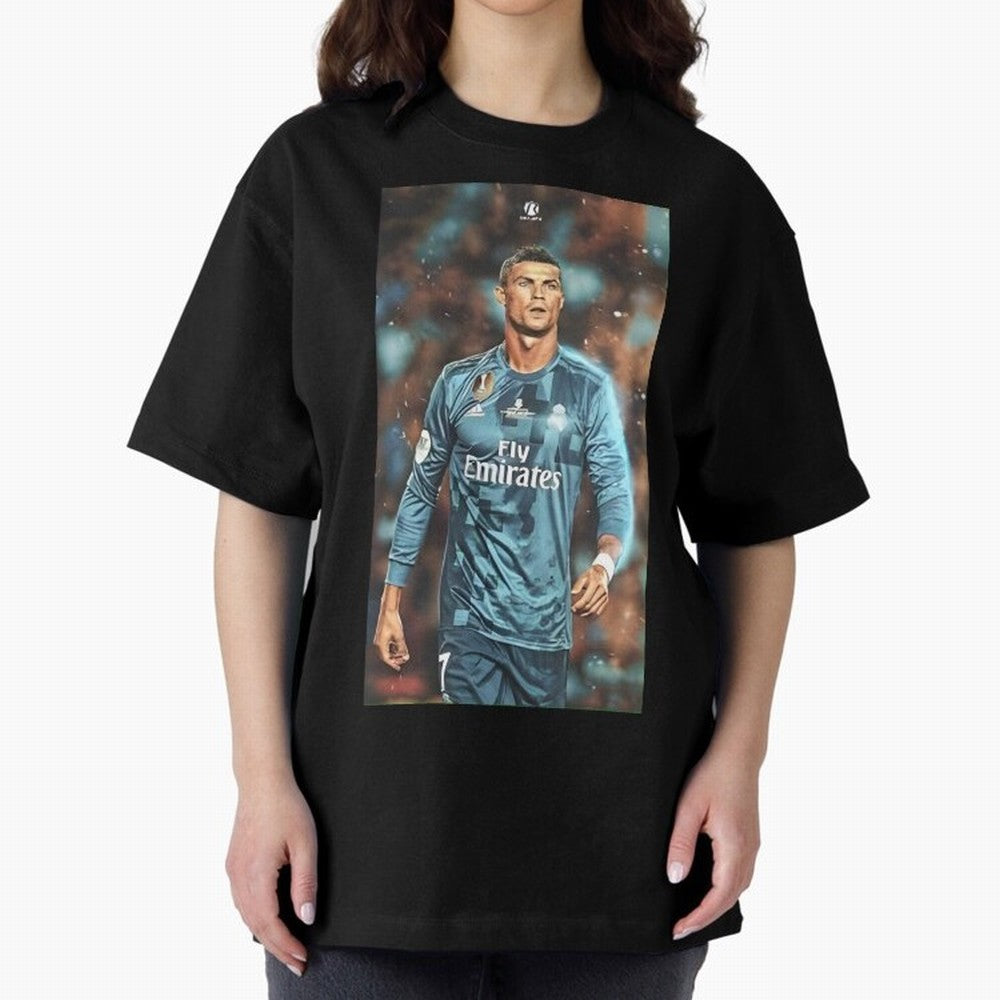 Cr7 Oversized T-Shirt Celebrate Football Dreams Across the FIFA World Cup 2026 USA Canada Mexico Journey through Mbappe Highlights, Argentina, France and Brazil Pride, Worldwide Fan Energy, Dramatic Goals, Stadium Lights and Championship