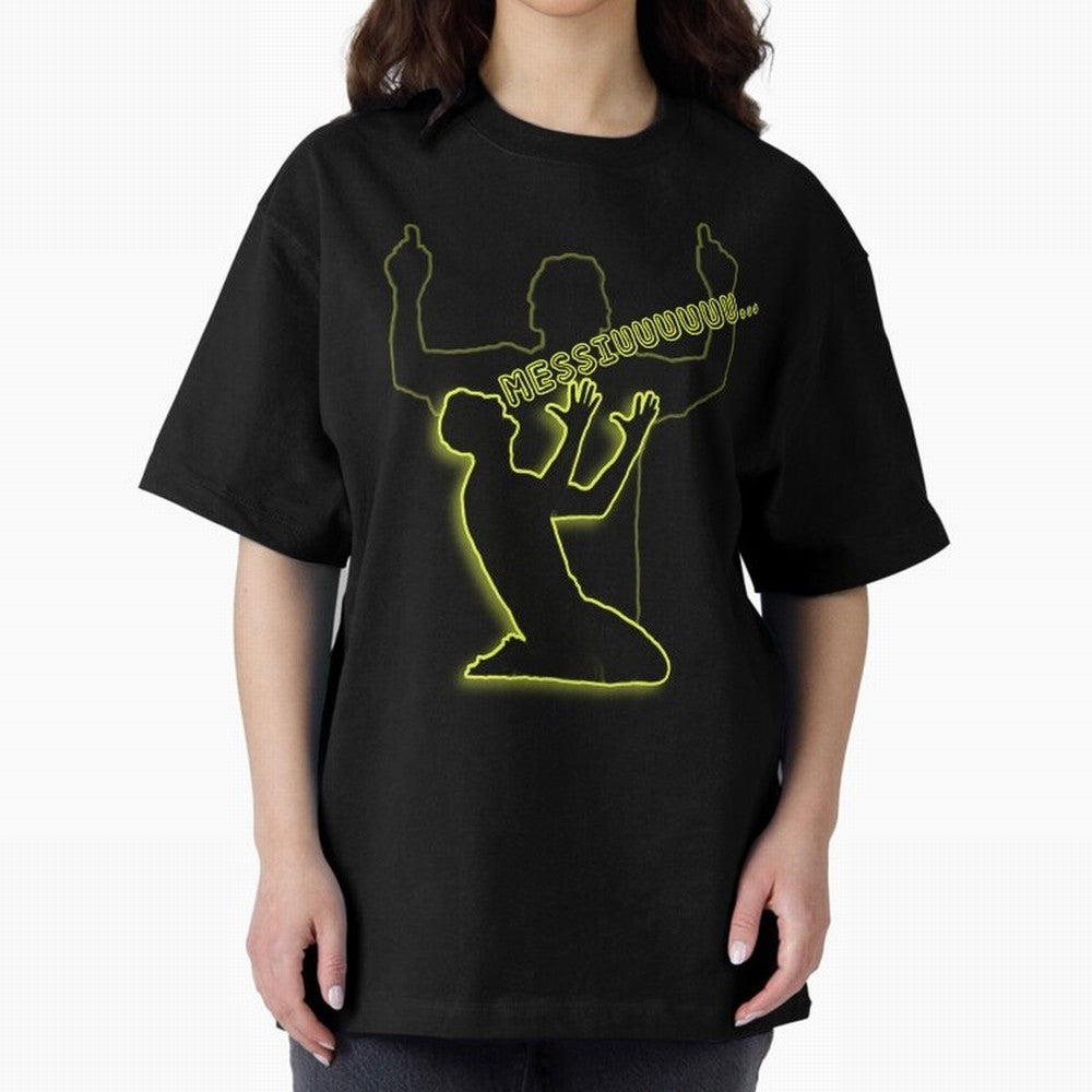 Messiuuu¡­ CR7 goal suiii Oversized T-Shirt Back the Journey through FIFA World Cup 2026 USA Canada Mexico Built around Mbappe and Neymar, Brazil, Portugal and Argentina Energy, Champion Mindset, Group Stage Buzz, Knockout Tension and Passionate