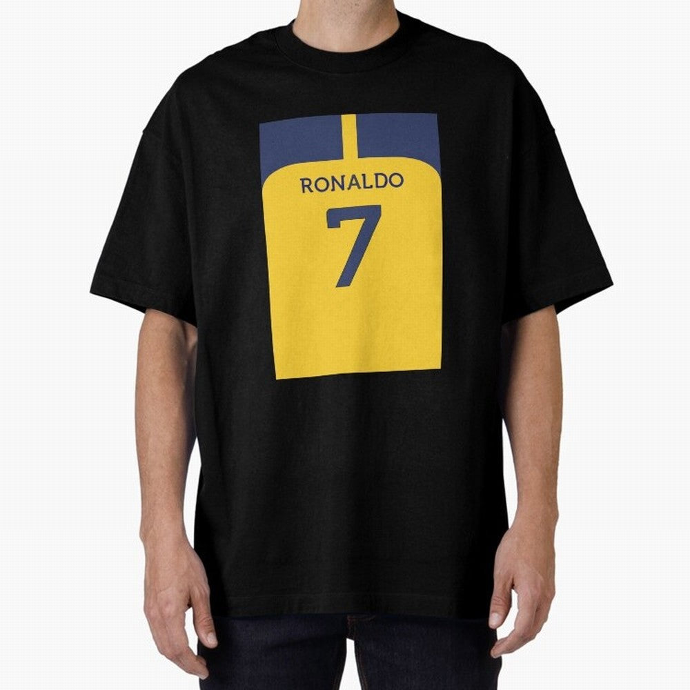 Cristiano Ronaldo Al Nassr Oversized T-Shirt Celebrate National Team Dreams in the FIFA World Cup 2026 USA Canada Mexico Journey through Neymar, Haaland and Cristiano Ronaldo Highlights, Argentina Pride, Football Passion, Legendary Performances,
