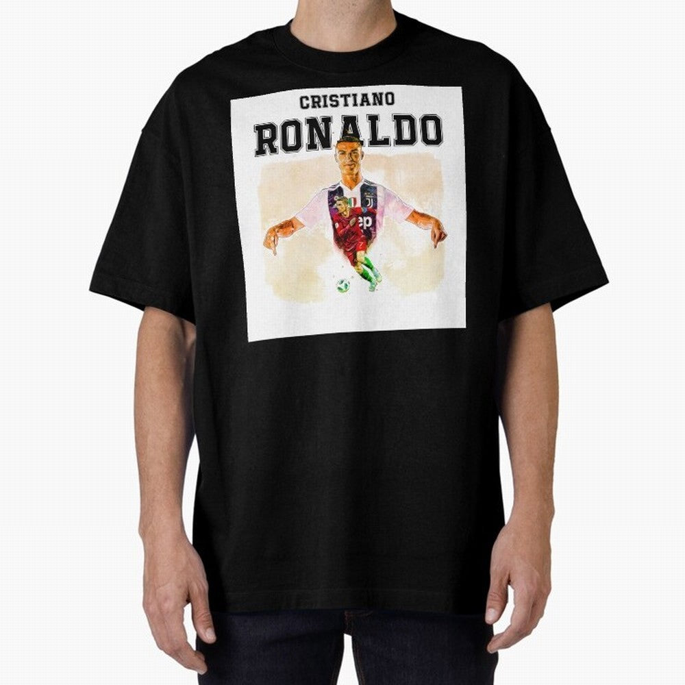 Cristiano Ronaldo 7 Oversized T-Shirt Bring World Football Passion into FIFA World Cup 2026 for Fans of Mbappe and England, France and Netherlands, Bringing Sports Nostalgia, International Competition, Famous Players and Unforgettable Victories;