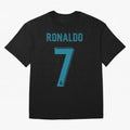 Cristiano Ronaldo 2018 Oversized T-Shirt Follow Every Goal of FIFA World Cup 2026 Group Stage for Fans of Neymar and Brazil, Portugal and Argentina, Bringing Championship Spirit, Famous Goals, Roaring Crowds and International Football Unity;