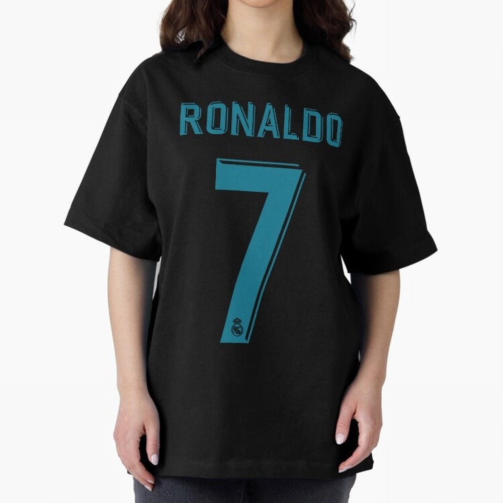 Cristiano Ronaldo 2018 Oversized T-Shirt Follow Every Goal of FIFA World Cup 2026 Group Stage for Fans of Neymar and Brazil, Portugal and Argentina, Bringing Championship Spirit, Famous Goals, Roaring Crowds and International Football Unity;