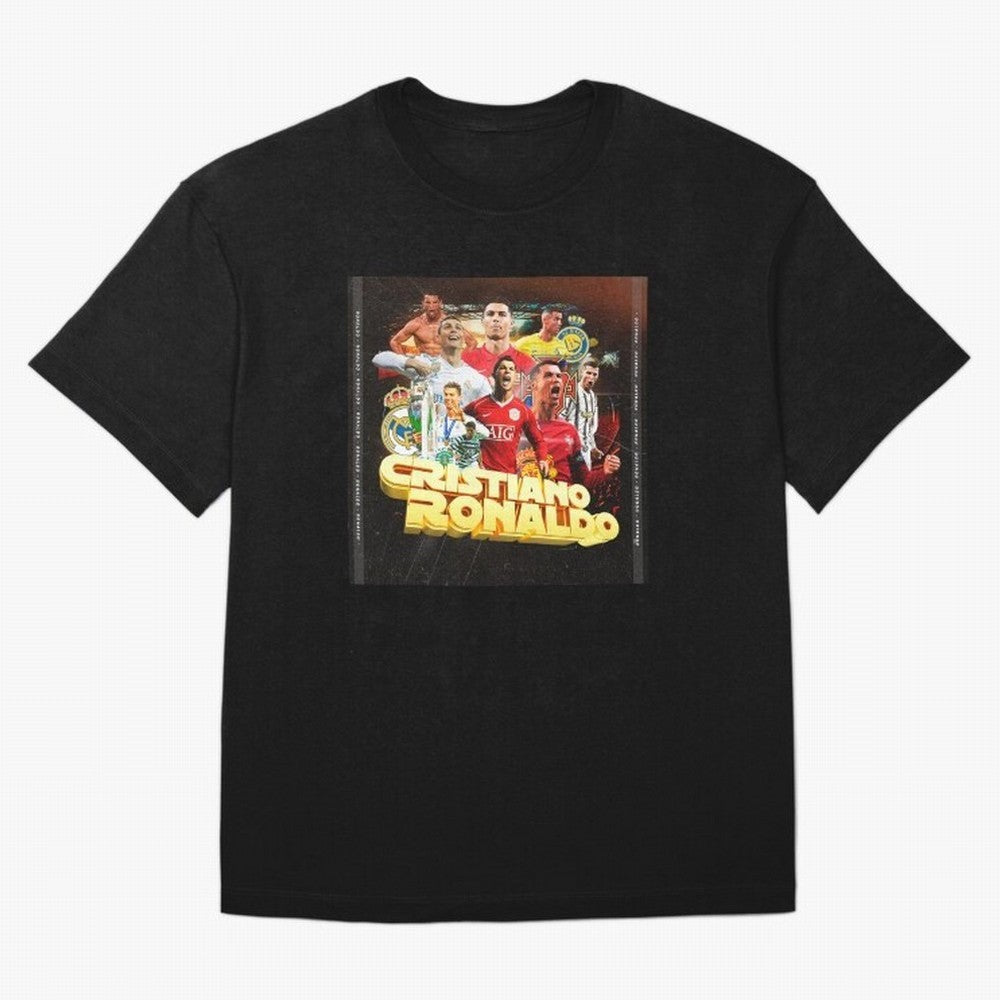 Cristiano Ronaldo Best of Career Oversized T-Shirt Make Every Kick Count in FIFA World Cup 2026 for Fans of Messi and Cristiano Ronaldo and Portugal, Bringing Goal Celebration Energy, Supporter Heritage, Football Icons and Worldwide Tournament Joy;