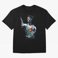Cristiano Ronaldo splash art Oversized T-Shirt Represent Football Lovers during FIFA World Cup 2026 Group Stage Made for Mbappe and Neymar, Germany Energy, Classic Soccer Heritage, Championship Pressure, Fan Loyalty and International Pride; Great