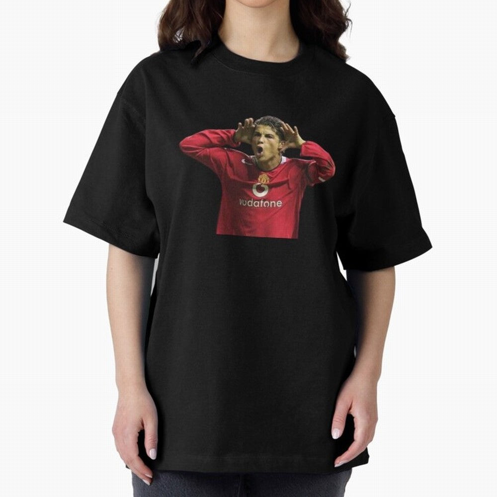 Crisitano Ronaldo Oversized T-Shirt Carry National Pride through Match Day Hype around FIFA World Cup 2026, Messi, England, Football History, Final Match Energy, Crowd Noise and Once in a Lifetime Moments; Built for Supporters Chasing Trophy